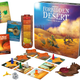 The components for Forbidden Desert.